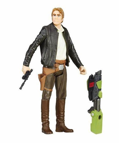HAN SOLO Hasbro Star Wars The Force Awakens 3.75" figure Jungle Mission NEW - Picture 2 of 5