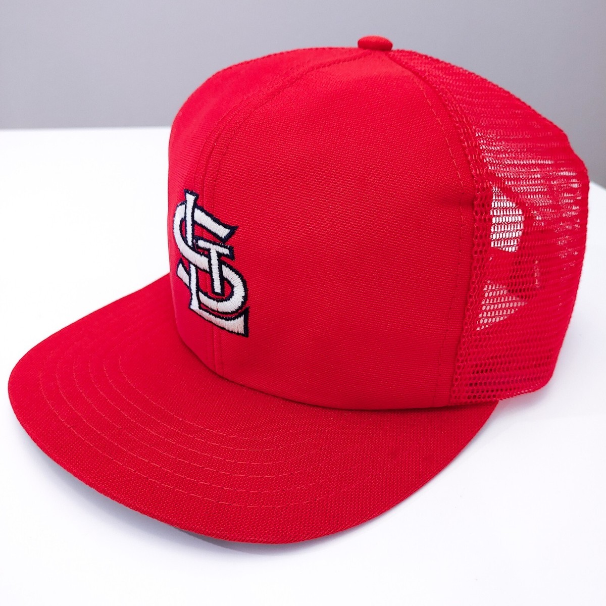 Vintage 80's St. Louis Cardinals MLB Baseball Red Snapback