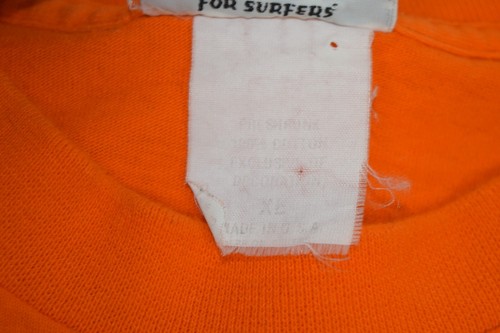 Vintage T-Shirt Rip Curl Size M/L 90s Orange Hawaii Floral Blue Turtle Shirt - Picture 12 of 13