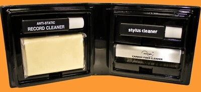 Schallplatten Reinigungs Pflegeset Analogis / Vinyl Care Pro Tuch Nadel Bürste
