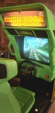 Rush the Rock Sit Down Driver Video Arcade Game, Atlanta, Working (#317)
