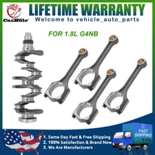 G4NB Engine Rebuild Kit -Crankshaft Connecting Rods For Hyundai Elantra Kia 1.8L