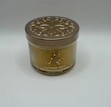 Bath & Body Works Champagne Toast Mini Candle 1.3 oz New Sealed 10 Hr Burn Time