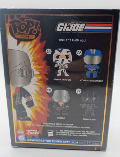Funko Pop Pin Destro From GI Joe Number 26 - Foto 3 di 6