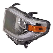 2018-2021 TOYOTA TUNDRA LEFT HAND DRIVER SIDE HEADLIGHT WITH LED DRL SMOKED LENS