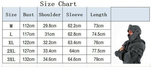 Medieval Vintage Warrior Soldier Knight Mask Armor Knee Sweater Jacket Hoodie - Picture 3 of 11