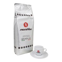 Mocambo Brasilia Espresso + Espressotasse, 1000G Bohnen - Top Mhd - Caffe Milano