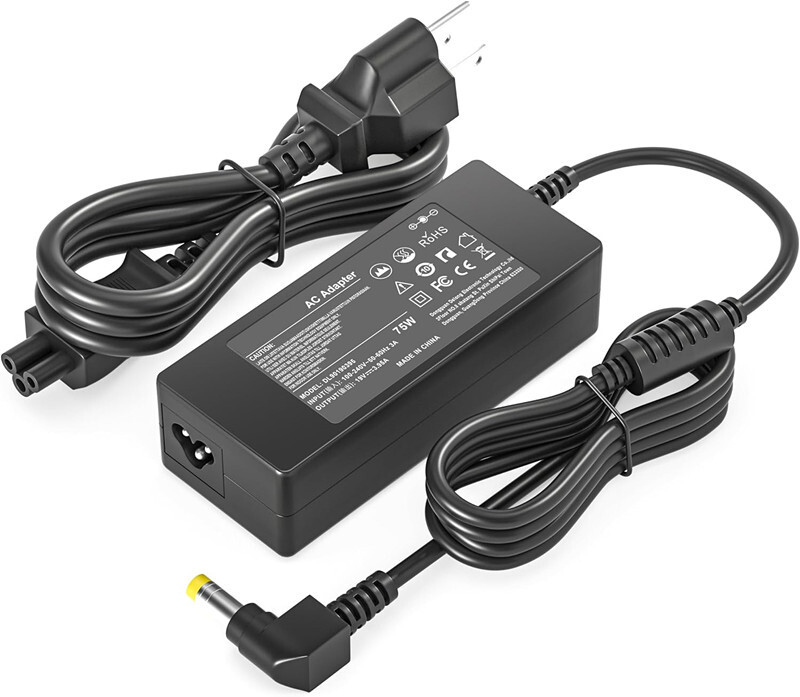 Toshiba 75W 3.95A AC Adapter 19V Charger Satellite For Laptop Cord