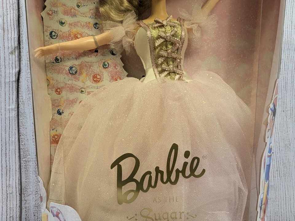 NEW #17056 Barbie As The Sugar Plum Fairy In The Nutcracker Ballet 1996 - YELLOW - Image 3 of 4