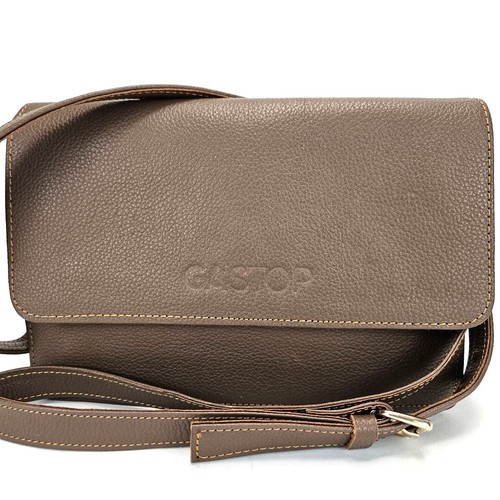GAC STOP Full Grain Premium Leather Crossbody Bag Leather Purse Pick Color - Picture 12 of 18