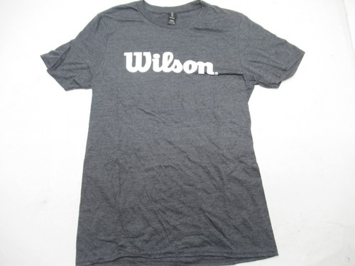 WILSON "WILSON LOGO" T-SHIRT SOFT POLY COTTON BLEND (CHARCOAL GRAY) PROMO ITEM