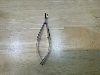 Angled Micro Surgical Scissors Made in Germany Stainless Precision