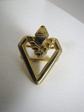 Vintage Gold Metal Belt Bag Closure with Hook Hook Heart Buckle