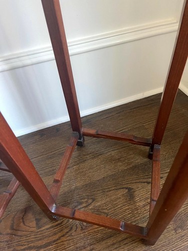 Pair of Antique Chinese Wood Stands Pedestal Table - Picture 10 of 12