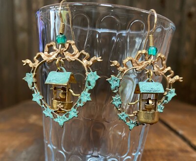 Wishing Well Vintage Drop Earrings