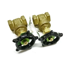 Smith Cooper International 1/2" Premium Gate Valve 1718501GL [Lot of 2] NOS