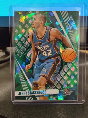2023-24 Panini Phoenix Jerry Stackhouse Green Ice /149 #98