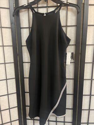 planet gold black dress Baltic Born Womens Valeria Midi Dress | Black + Gold main image 0