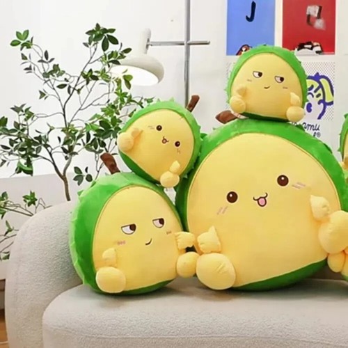 Winking Expression pillow Cartoon Fruit Doll Pillow Durian Doll Pillow Gift - Picture 5 of 14