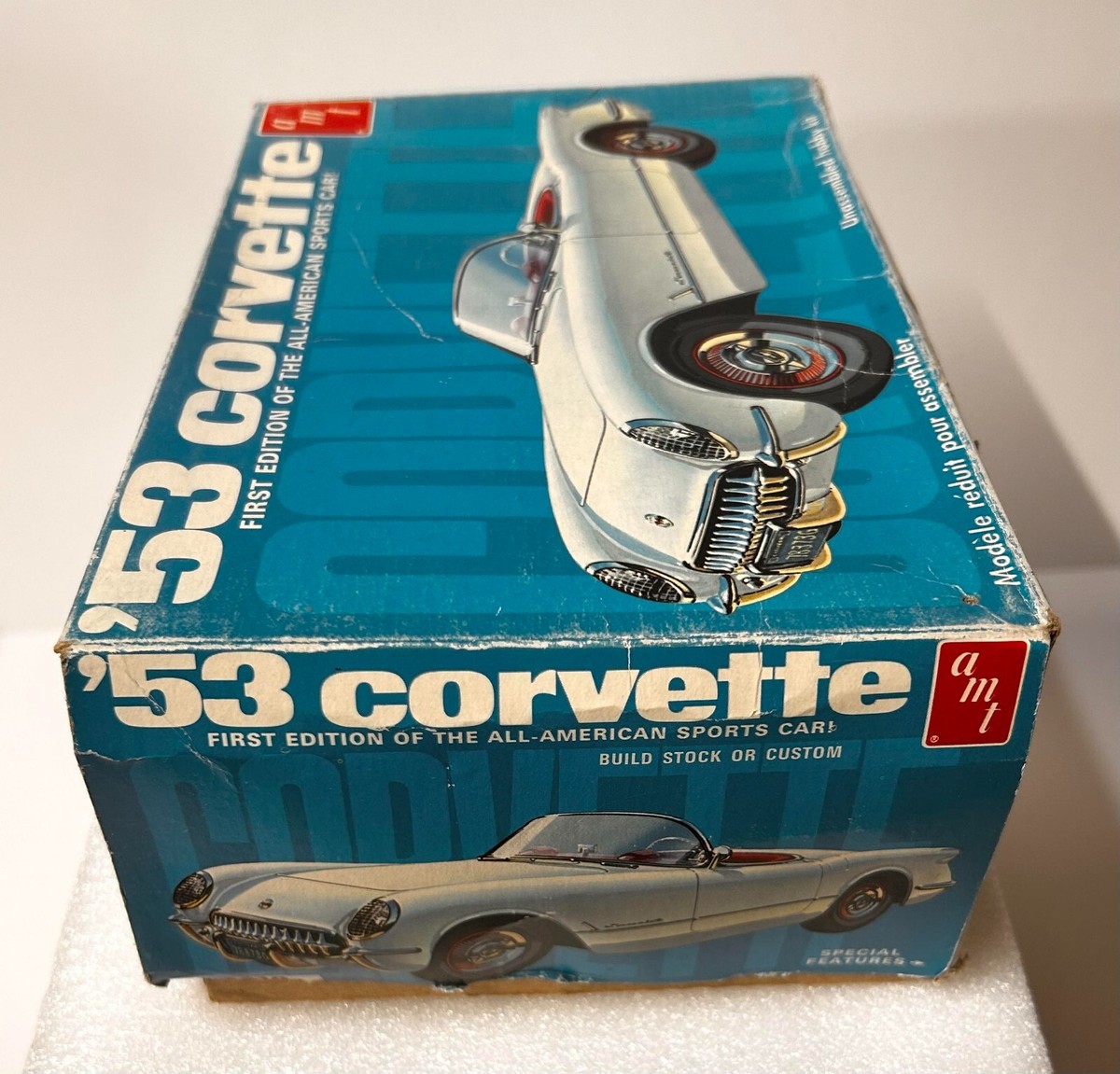 Vintage AMT 1953 Chevrolet Corvette Model Kit No. T310 - 1:25