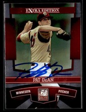 Pat Dean signed auto 2010 Donruss Elite Extra Edition #53 card
