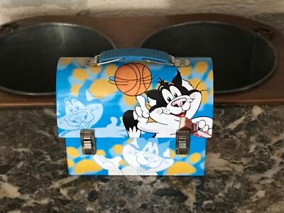 Rechteckige Blech-Schmacksdose KINDER CHOCO BOX, mit Tragegriff