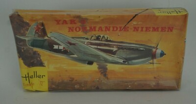 Vintage Heller Models YaK-3 Normandie-Niemen 1:72 Scale Model Kit