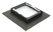 Unusual Ground Glass 4x5" Metal Back Adapter With Glass For 5x7" Cameras. SEE.