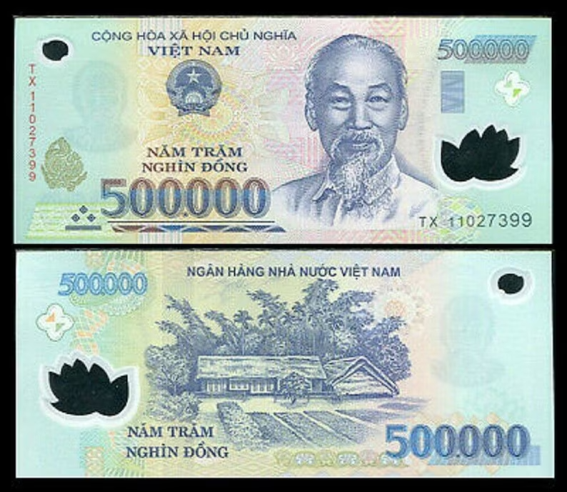 Vietnam Dong 7 Million (7 x 500,000) USA Seller
