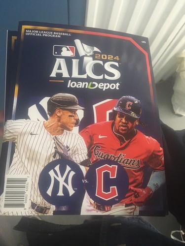 2024 MLB ALCS PROGRAM AMERICAN LEAGUE CHAMPIONSHIP NEW YORK YANKEES GUARDIANS - Picture 2 of 2