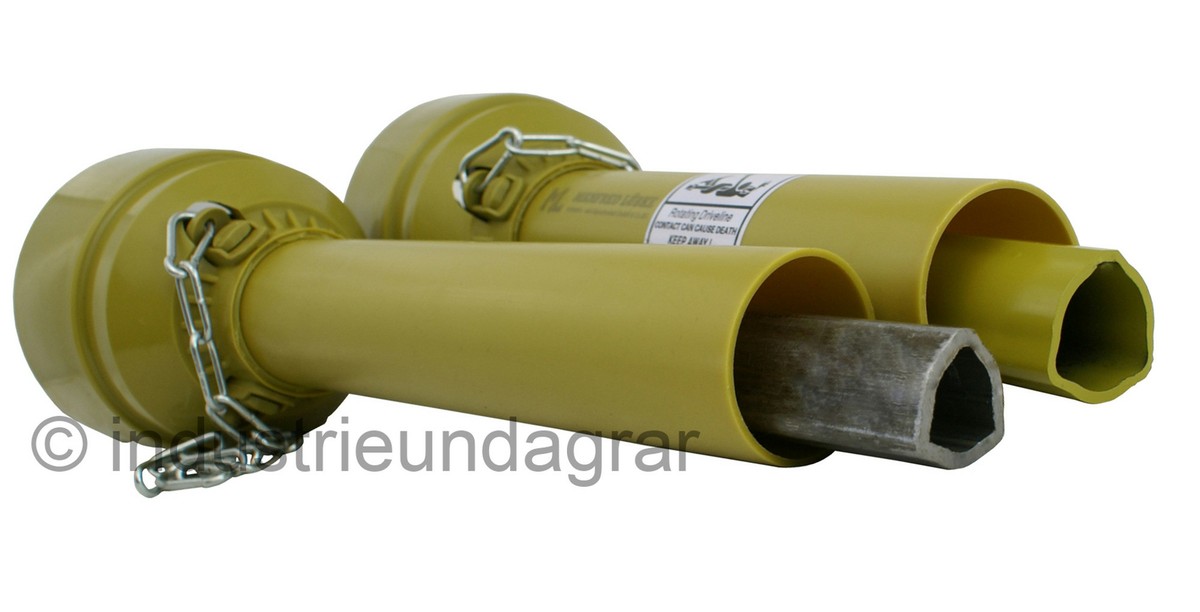 Hexoutlet Gelenkwelle 80-120 Cm – Zapfwelle Für Holzspalter – 3/8 Zoll, 6 Zähne, 55 PS, 460 Nm