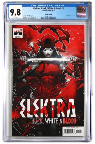 Elektra: Black, White & Blood #2 Jonboy Meyers Cover CGC NM/MT 9.8 WP 4296187002