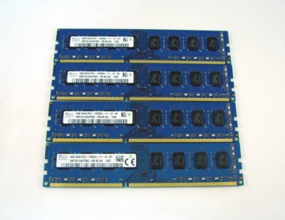 16GB Kit 4x 4GB PC3-12800 Dell Optiplex 7020 9010 9020 990 980 790 780 Memory