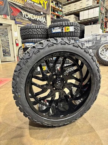 22x12 TIS 544B WHEELS RIMS 33" MT TIRES FORD F150 SVT FX4 EXPEDITION 6x135
