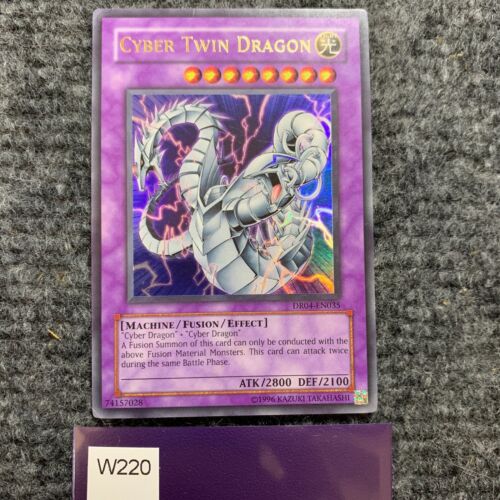 Cyber Twin Dragon DR04-EN035 YuGiOh Dark Revelation Volume 4 Ultra Rare NM/LP - Picture 1 of 2