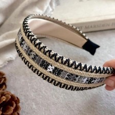 Bohemian Mixed Color Knitted Hair Hoop Women Simple And Versatile Headband