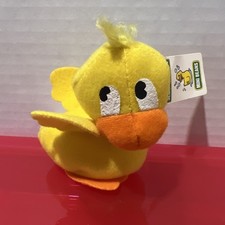 Kelloggs Sesame Street Rubber Duckie Mini Beans Vintage Toy 1999 W/tags Awesome 