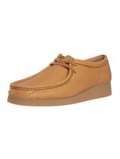 Clarks Men's Wallabee Evo Leather Trainers, Brown
