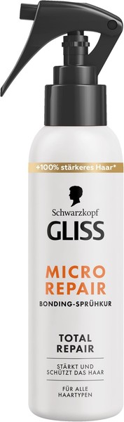 Gliss Micro Repair Bonding SprüHkur Leave-In Spray Haarpflege Hitzeschutz 150 Ml-image