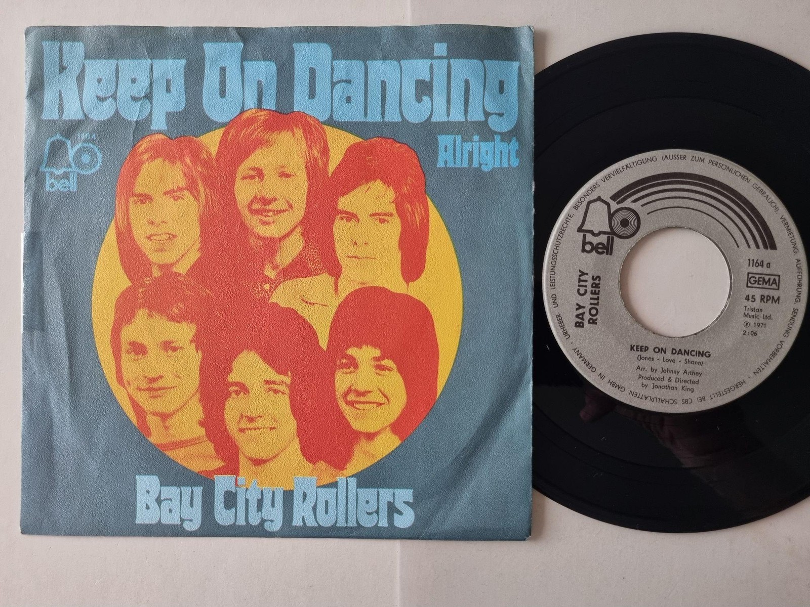 Bay City Rollers - Keep On Dancing 7'' Vinyl Germany