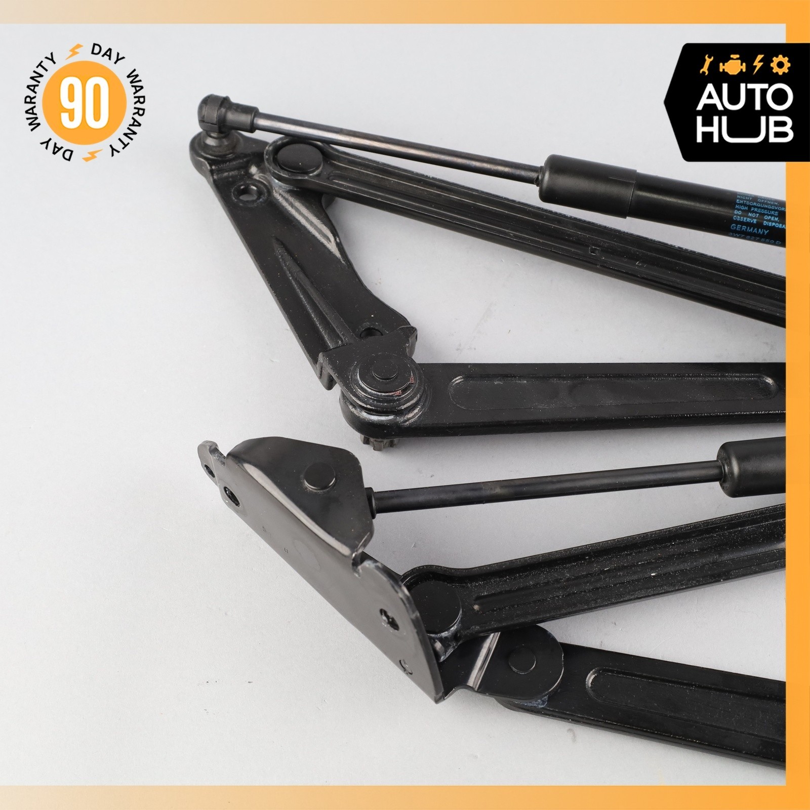 07-18 Bentley Continental GTC Rear Trunk Lid Hinges Left & Right Set OEM 43k