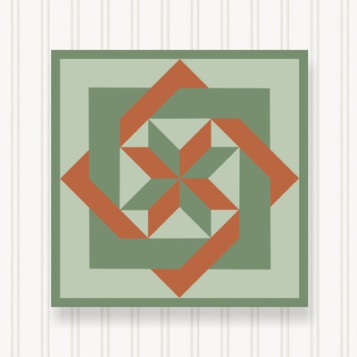 Barn Quilt Square, 8 Sizes, Outdoor & Indoor Wall Art, Home Decor, BQ003-15