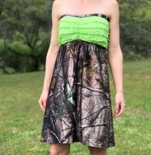 Camo Bridesmaid Dress Hunting Camo Camouflage Wedding Made In USA