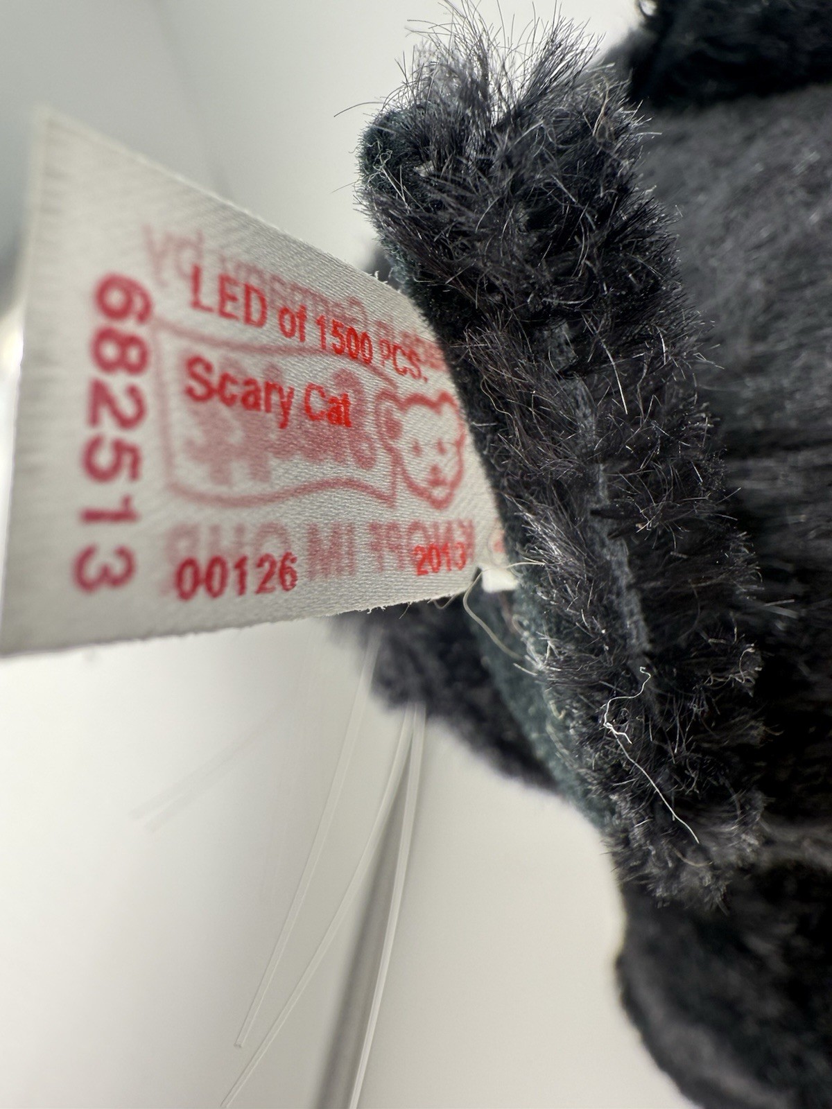 Steiff Scary Cat Black Plush Limited Edition Halloween 2013 Mohair New