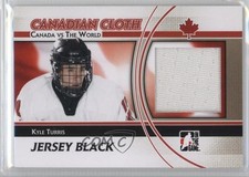 2011 ITG Canada VS the World Canadian Cloth Black Jersey Kyle Turris #CCM-31 2a8