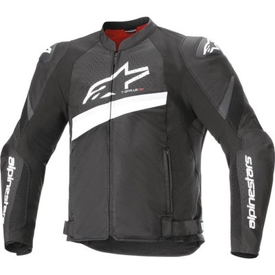 Alpinestars T-GP Plus R V4 Airflow Vented Textile  Jacket | Black/White