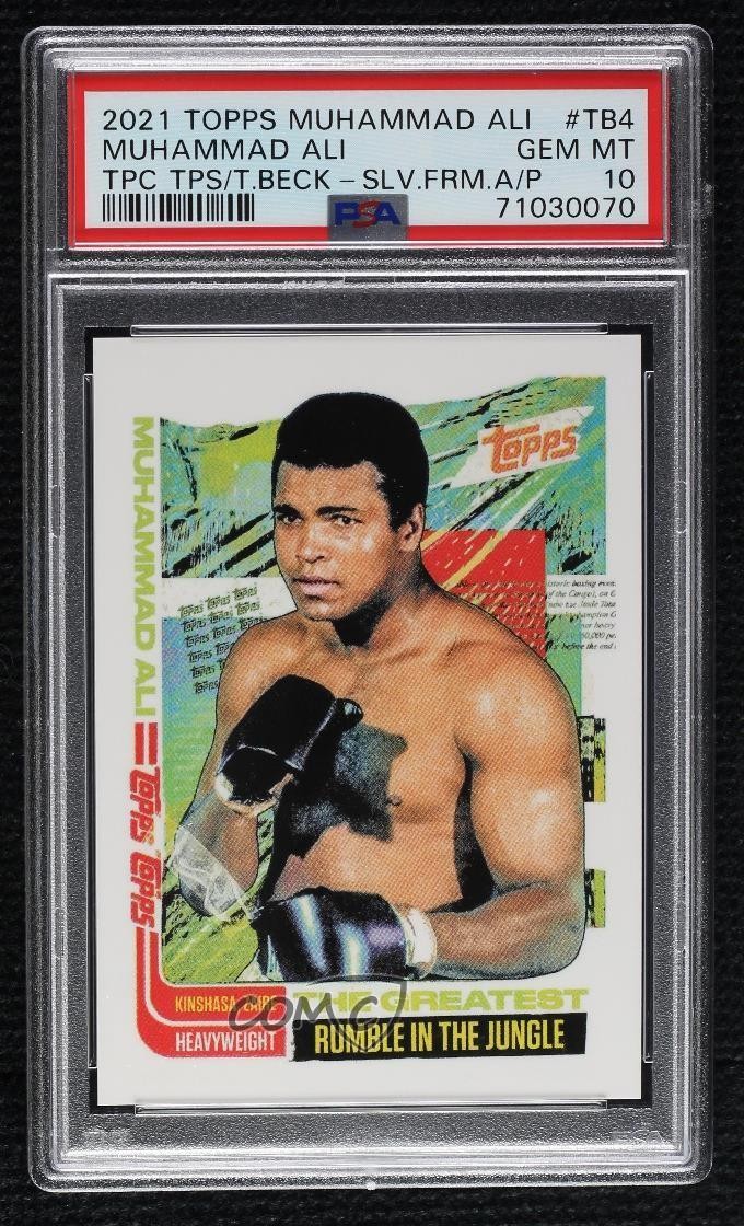 2021 The People's Champ Collection Tyson Beck Insert /1271 Muhammad Ali PSA 10 view 1