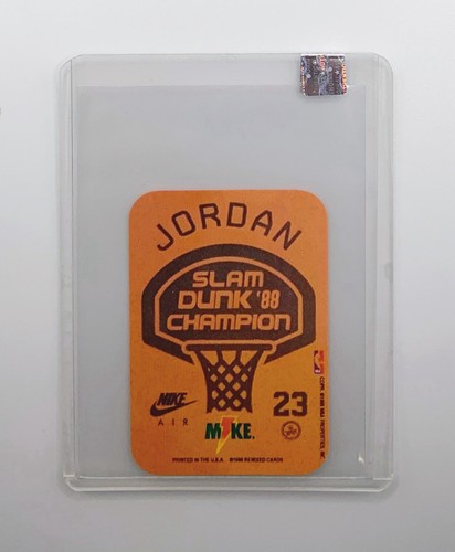 1988 MICHAEL JORDAN Go Flight Nike Gatorade Slam Dunk Champion Bulls HOF SEALED - Picture 2 of 7