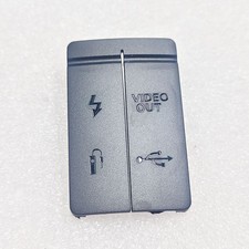 Camera USB / HDMI DC IN/VIDEO OUT Rubber Door Bottom Cover for Canon EOS 40D