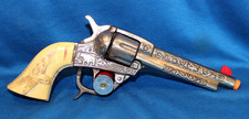 KILGORE AMERICAN CAP GUN-EARLY CAST IRON CYLINDER MODEL-1940s-NICE BUT NEEDS FIX